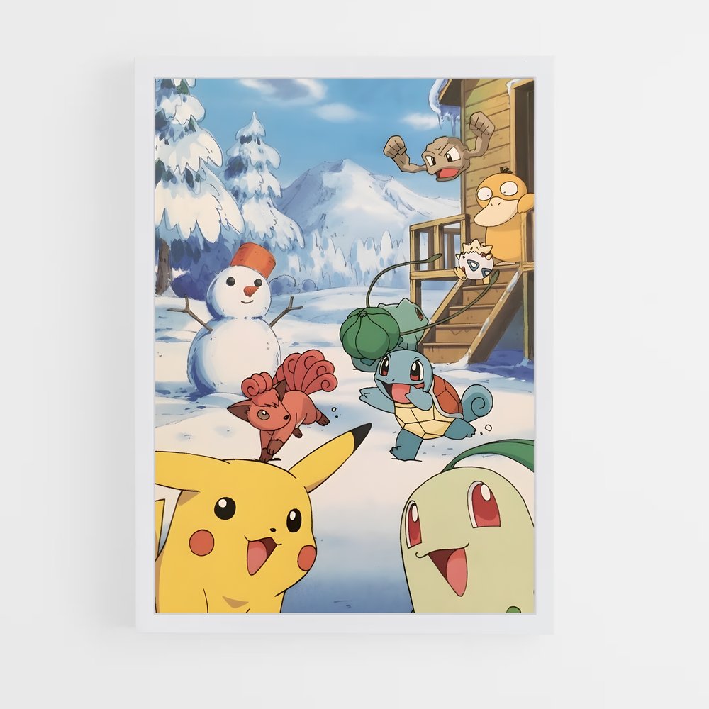 Poster Pokemon Rétro (vue 3)