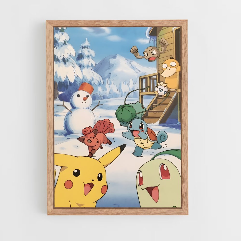 Poster Pokemon Rétro (vue 4)