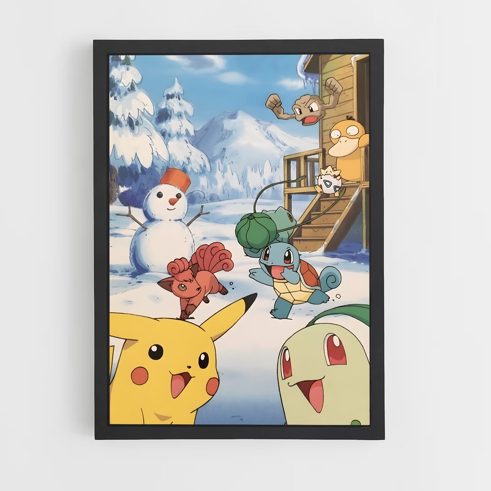 Poster Pokemon Rétro (vue 2)