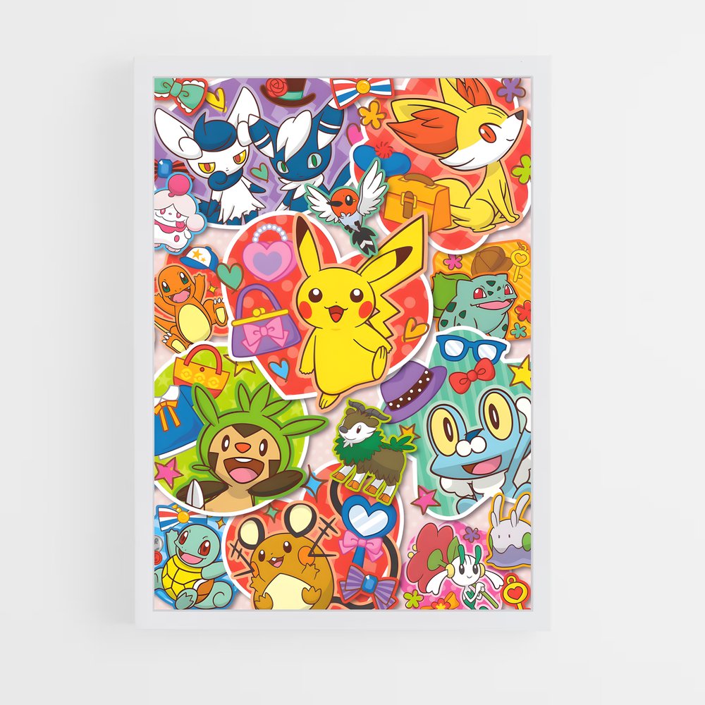 Poster Pokemon Collage (vue 3)