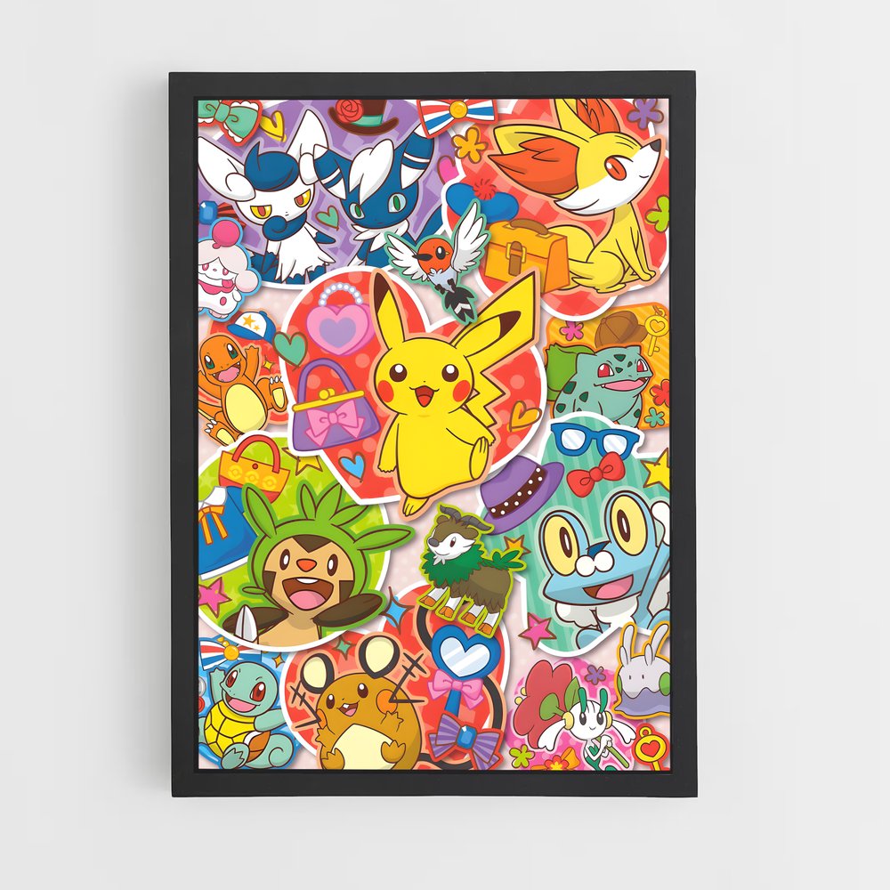 Poster Pokemon Collage (vue 2)