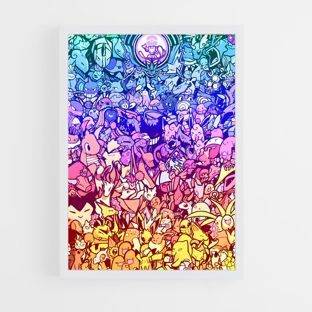 Poster Pokemon Fanart (vue 3)