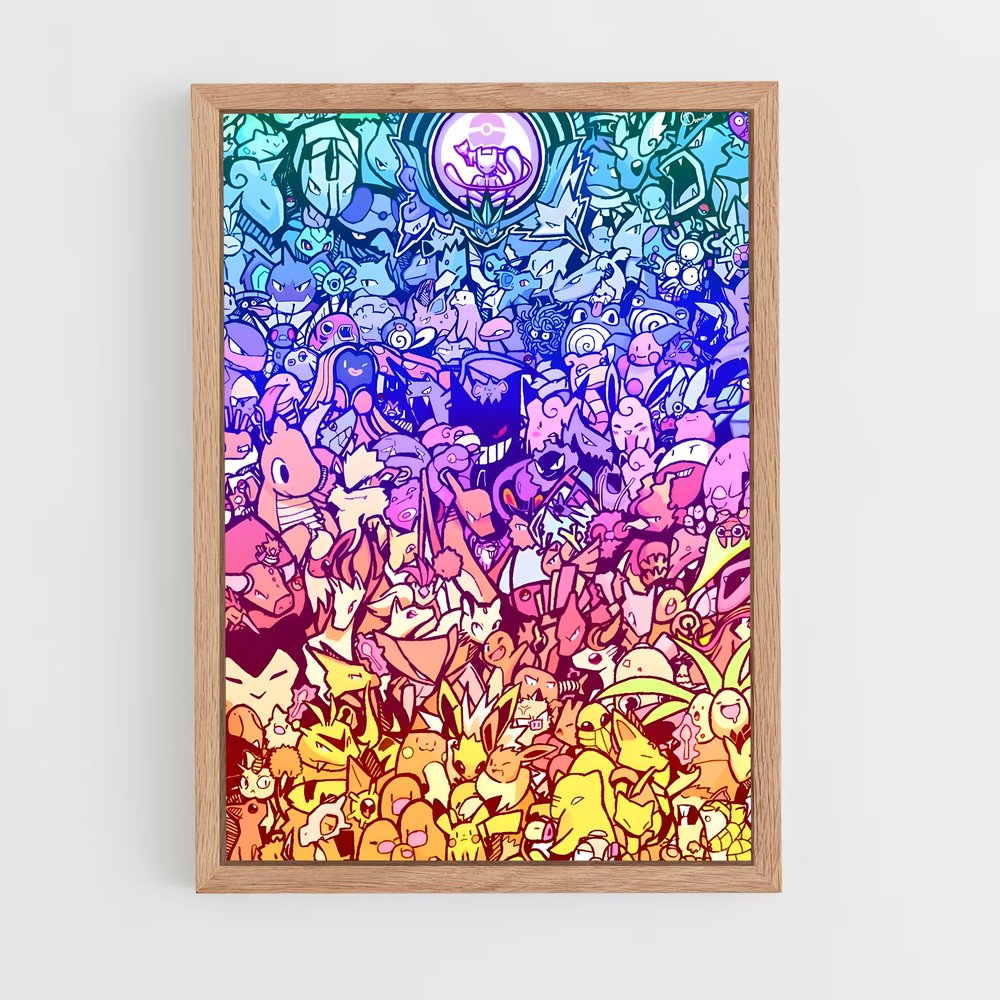 Poster Pokemon Fanart (vue 4)