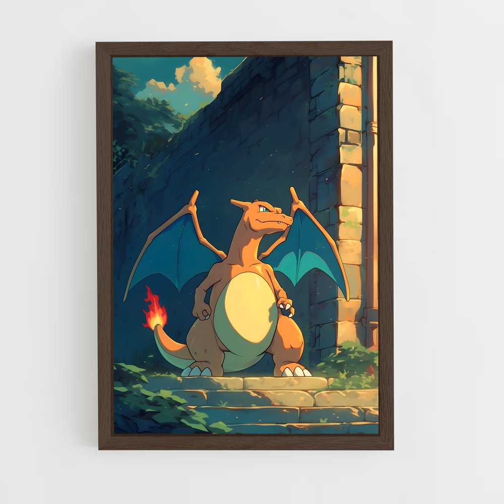 Poster Dracaufeu Aesthetic – affiche Pokemon (vue 5)