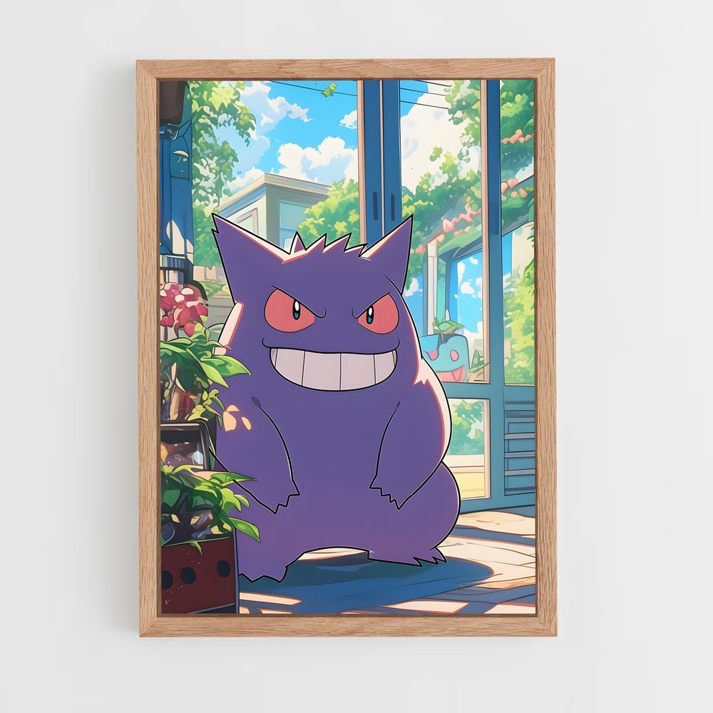 Poster Ectoplasma – affiche Pokemon (vue 4)