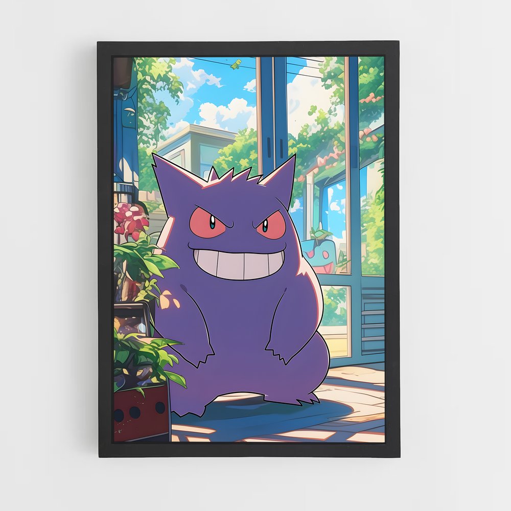 Poster Ectoplasma – affiche Pokemon (vue 2)