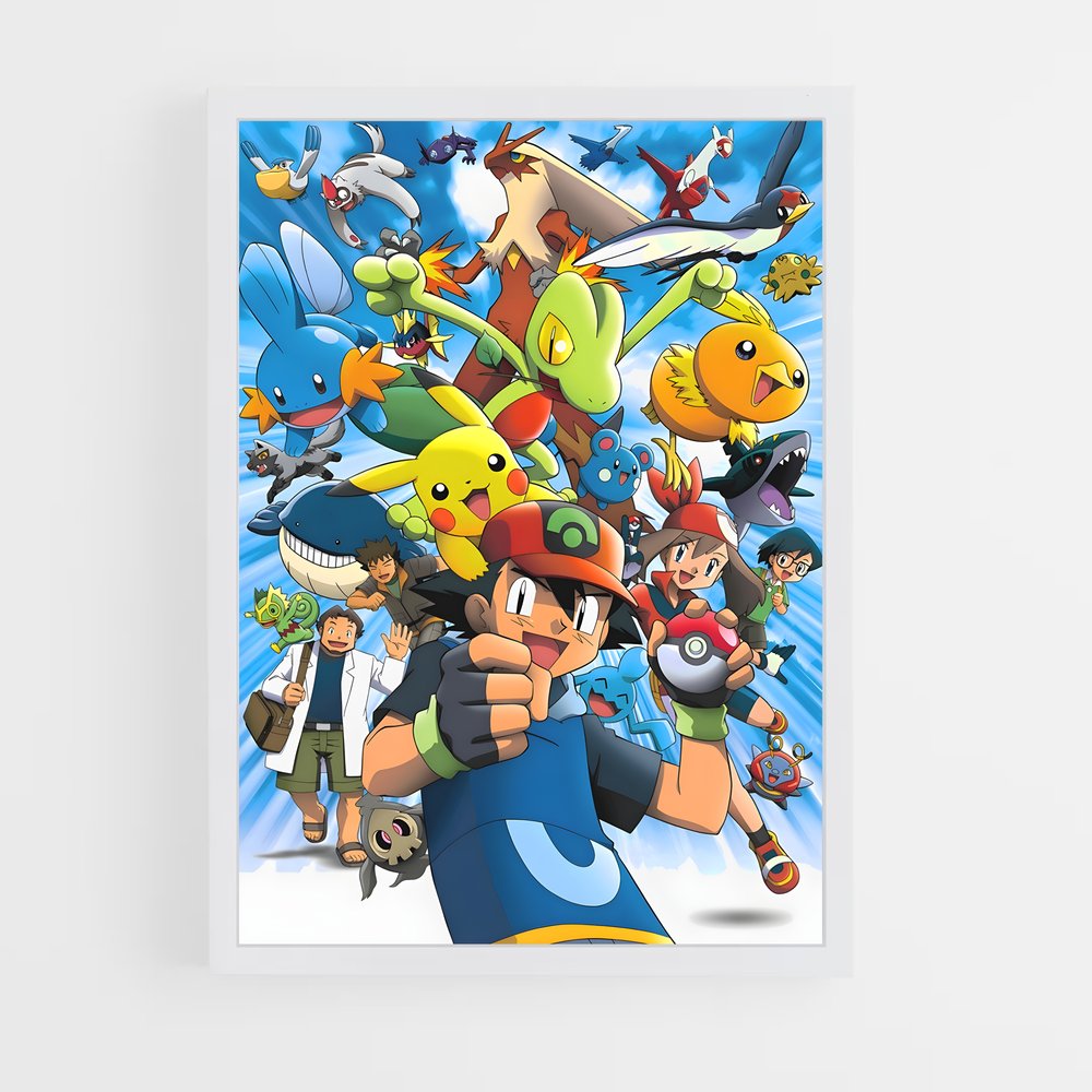 Poster Pokemon Génération 3 (vue 3)