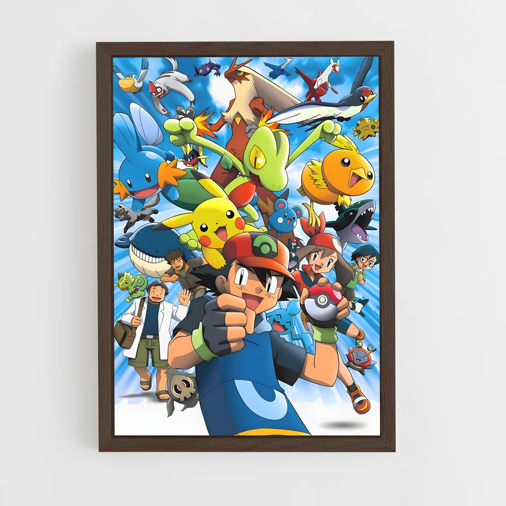 Poster Pokemon Génération 3 (vue 5)