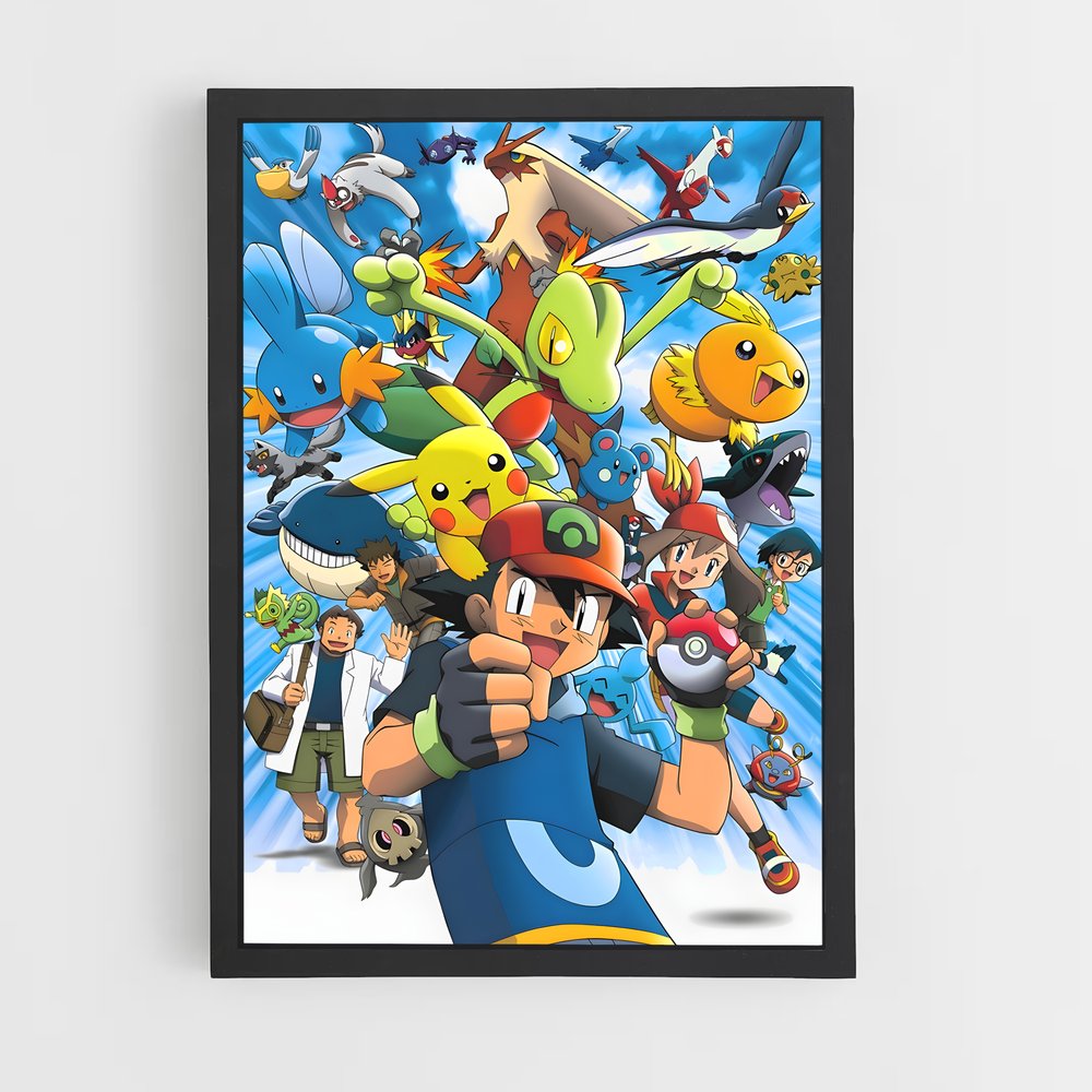 Poster Pokemon Génération 3 (vue 2)