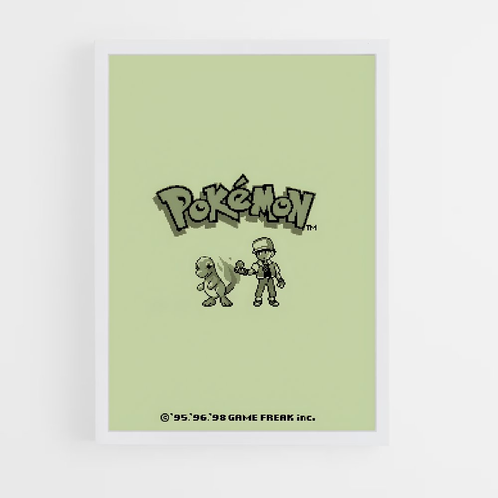 Poster Pokemon Gameboy (vue 3)