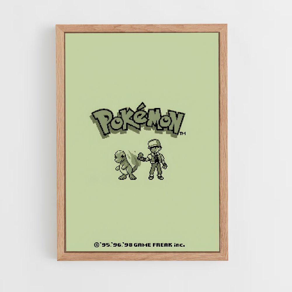 Poster Pokemon Gameboy (vue 4)