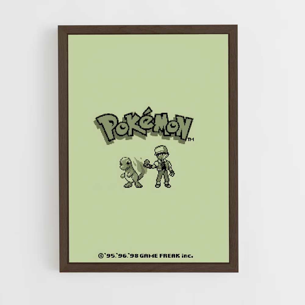 Poster Pokemon Gameboy (vue 5)