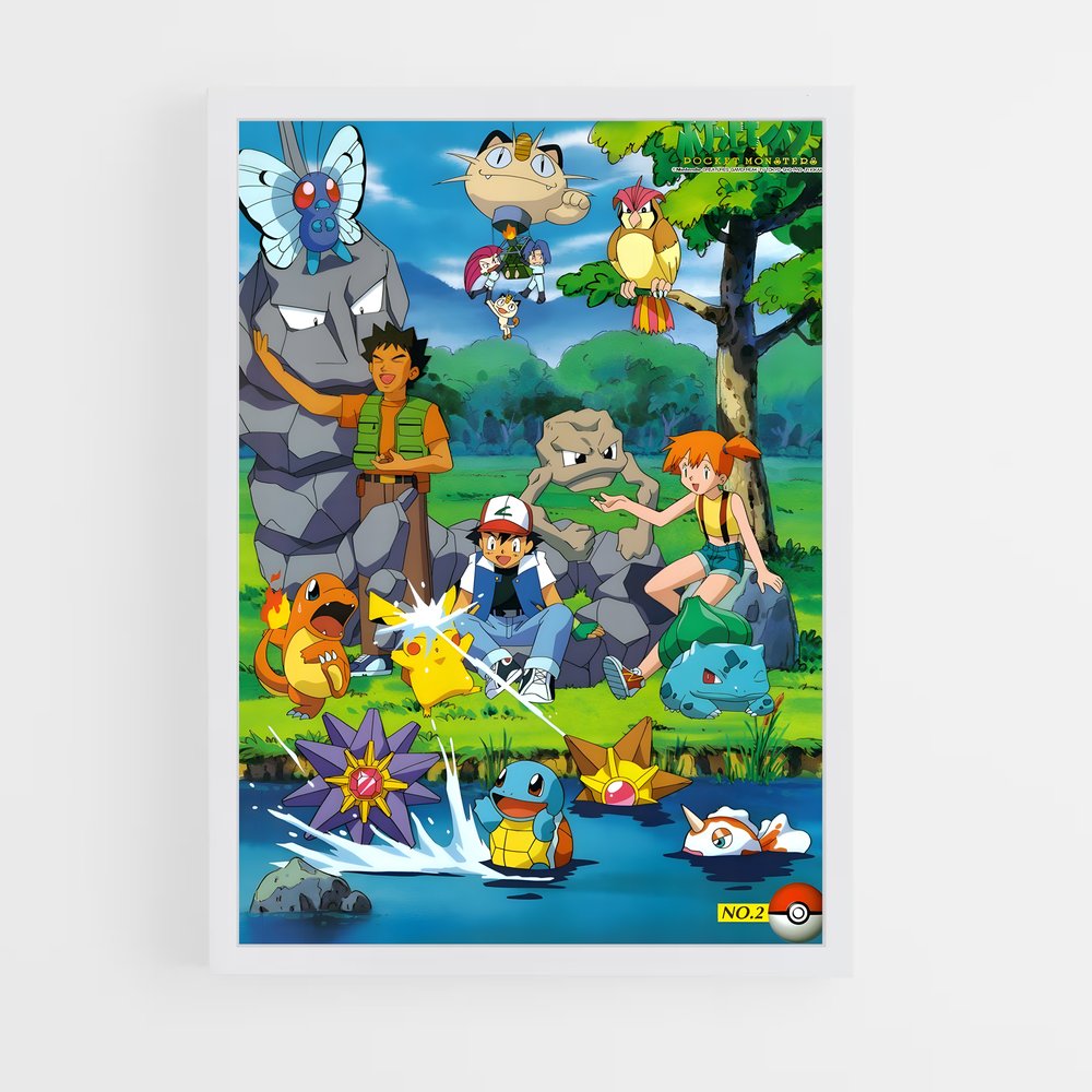 Poster Pokemon Couverture (vue 3)