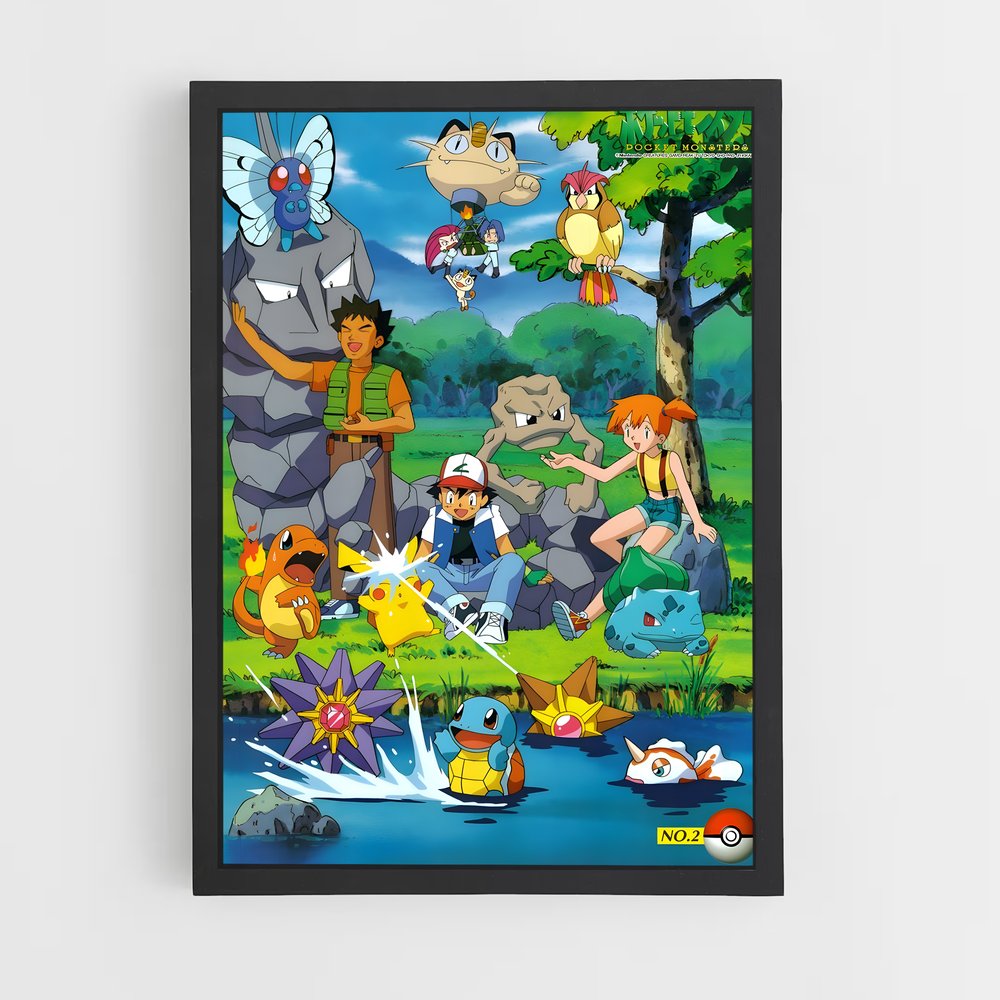 Poster Pokemon Couverture (vue 2)