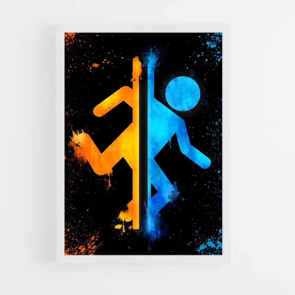 Poster Évasion Quantique – affiche Portal (vue 3)