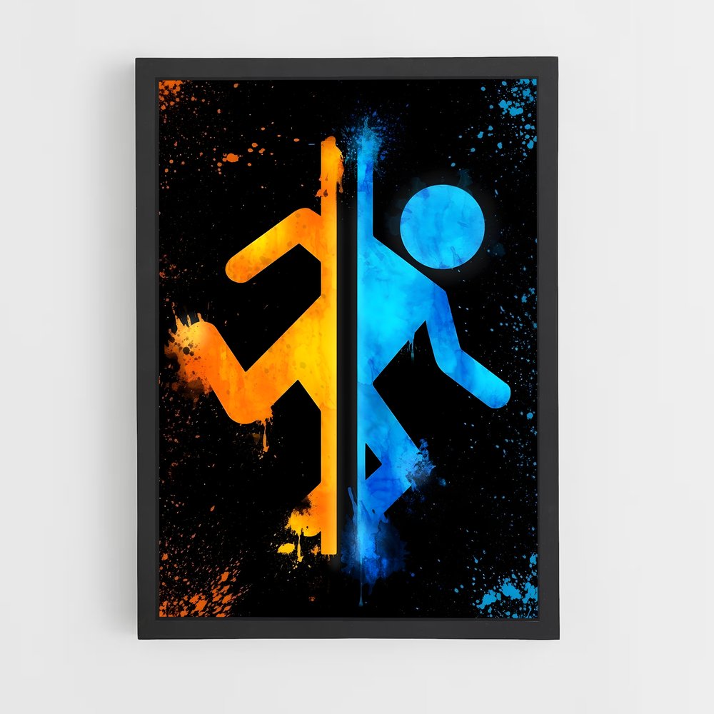 Poster Évasion Quantique – affiche Portal (vue 2)