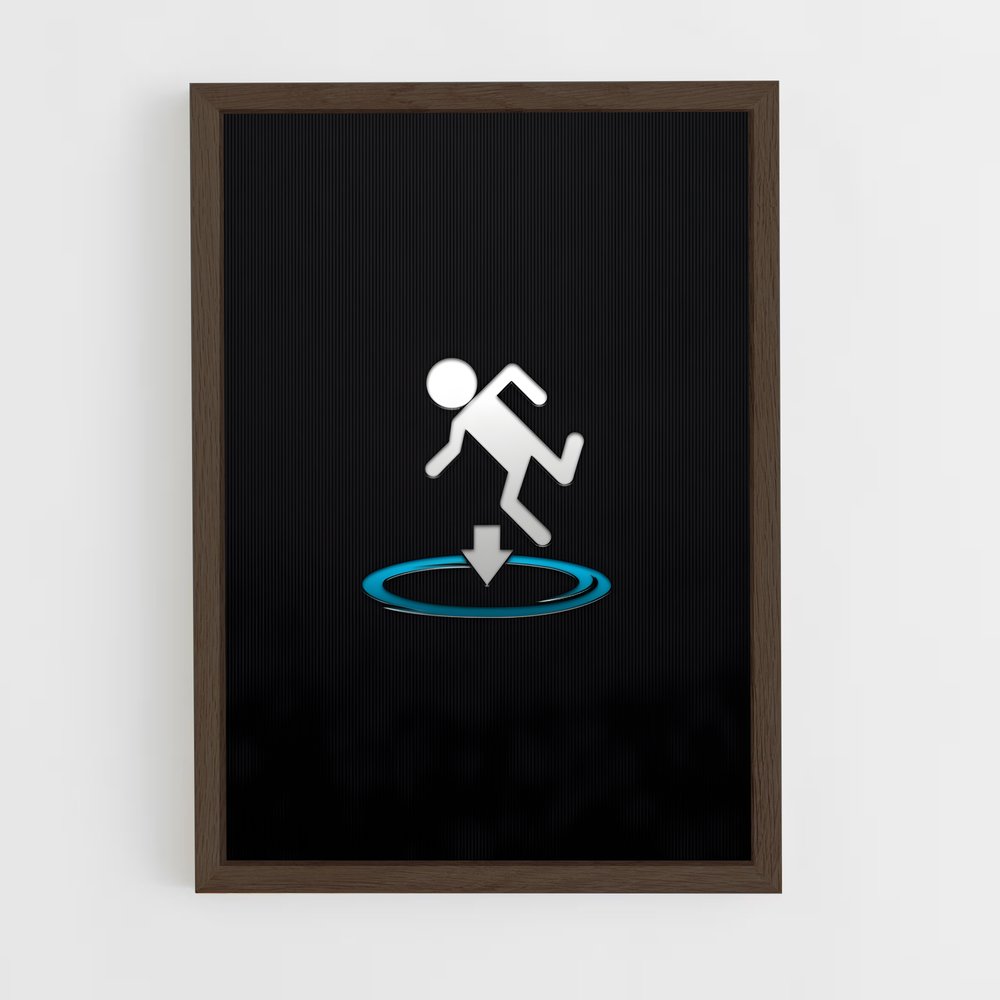 Poster Leap Through – affiche Portal (vue 5)