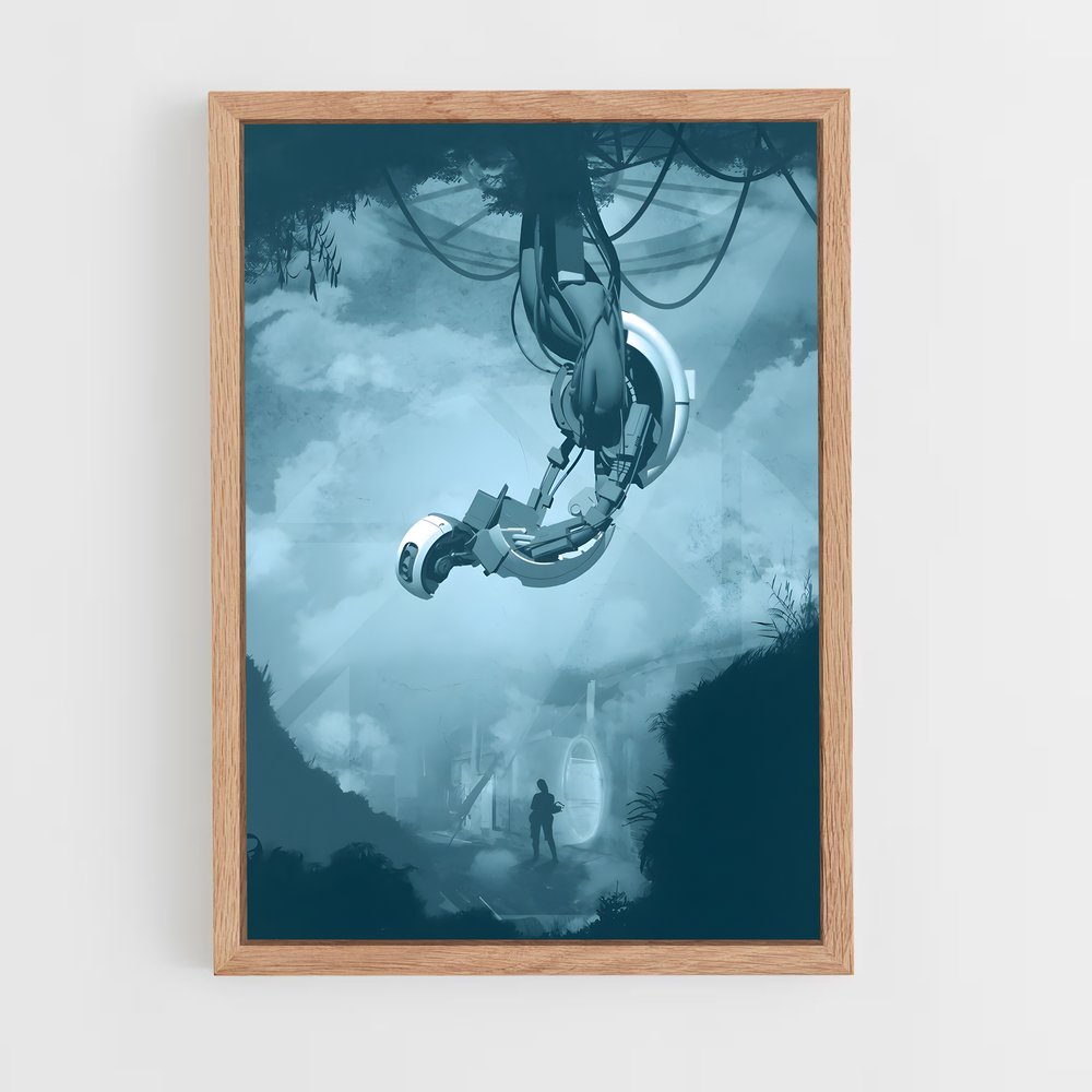 Poster Sphère Futuriste – affiche Portal (vue 4)