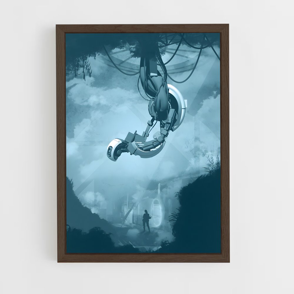 Poster Sphère Futuriste – affiche Portal (vue 5)