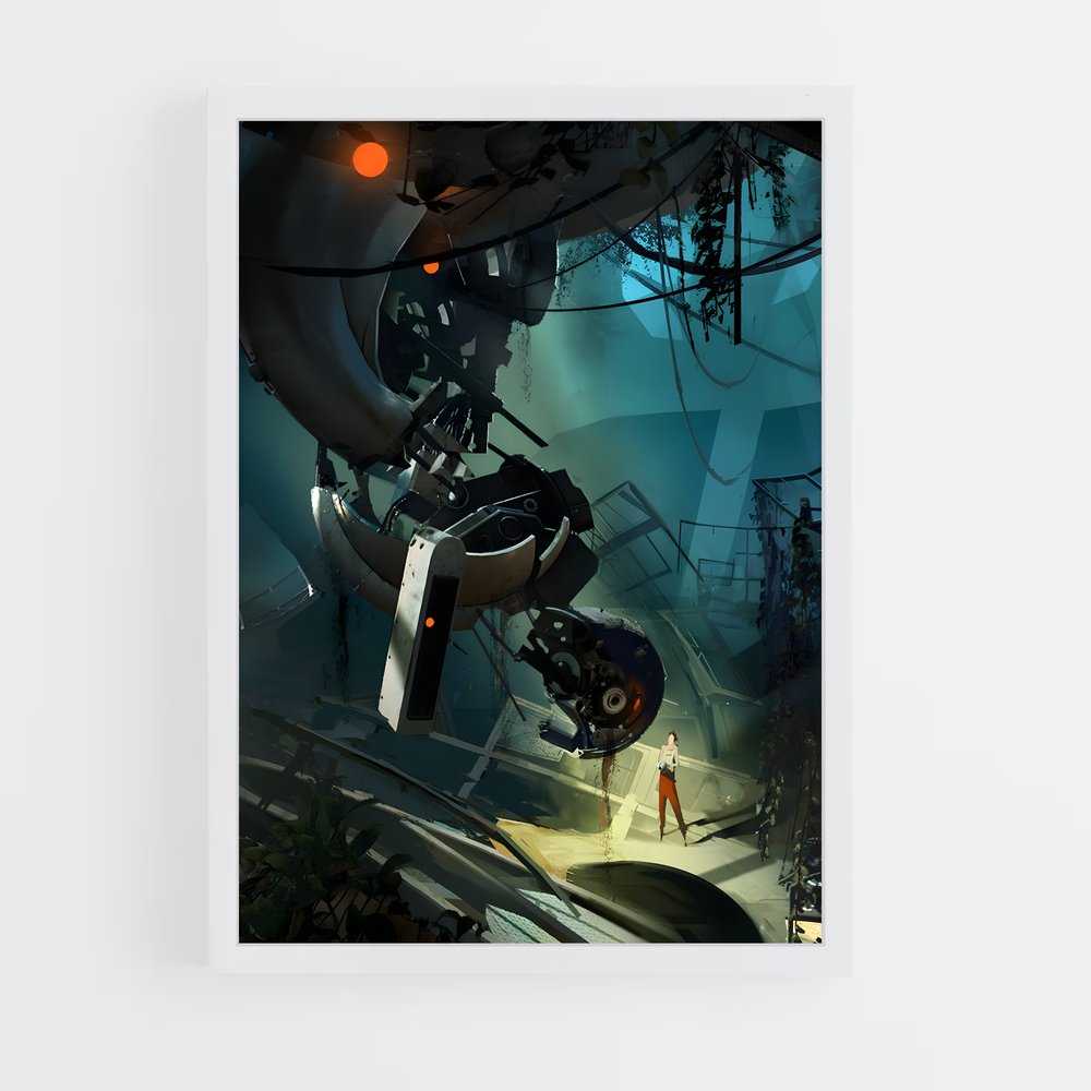 Poster Portail Futuriste – affiche Portal (vue 3)