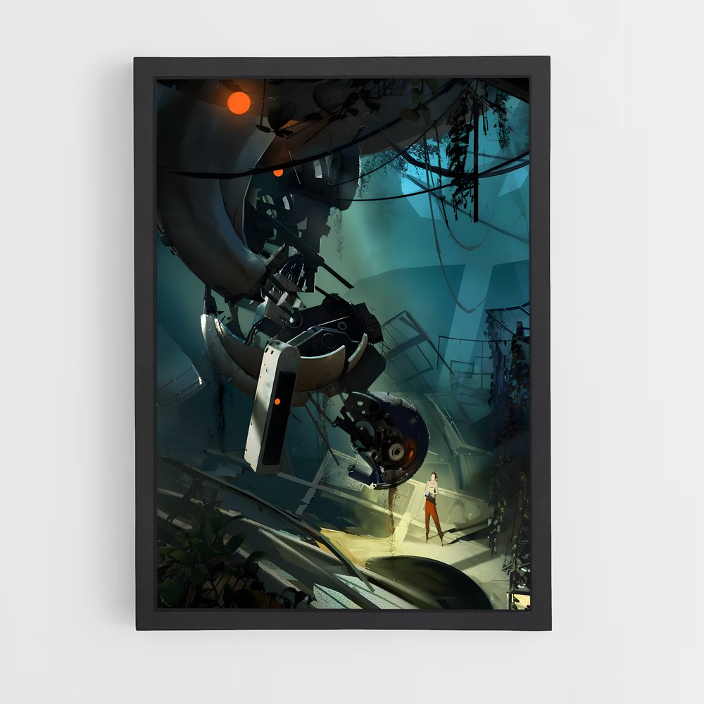 Poster Portail Futuriste – affiche Portal (vue 2)