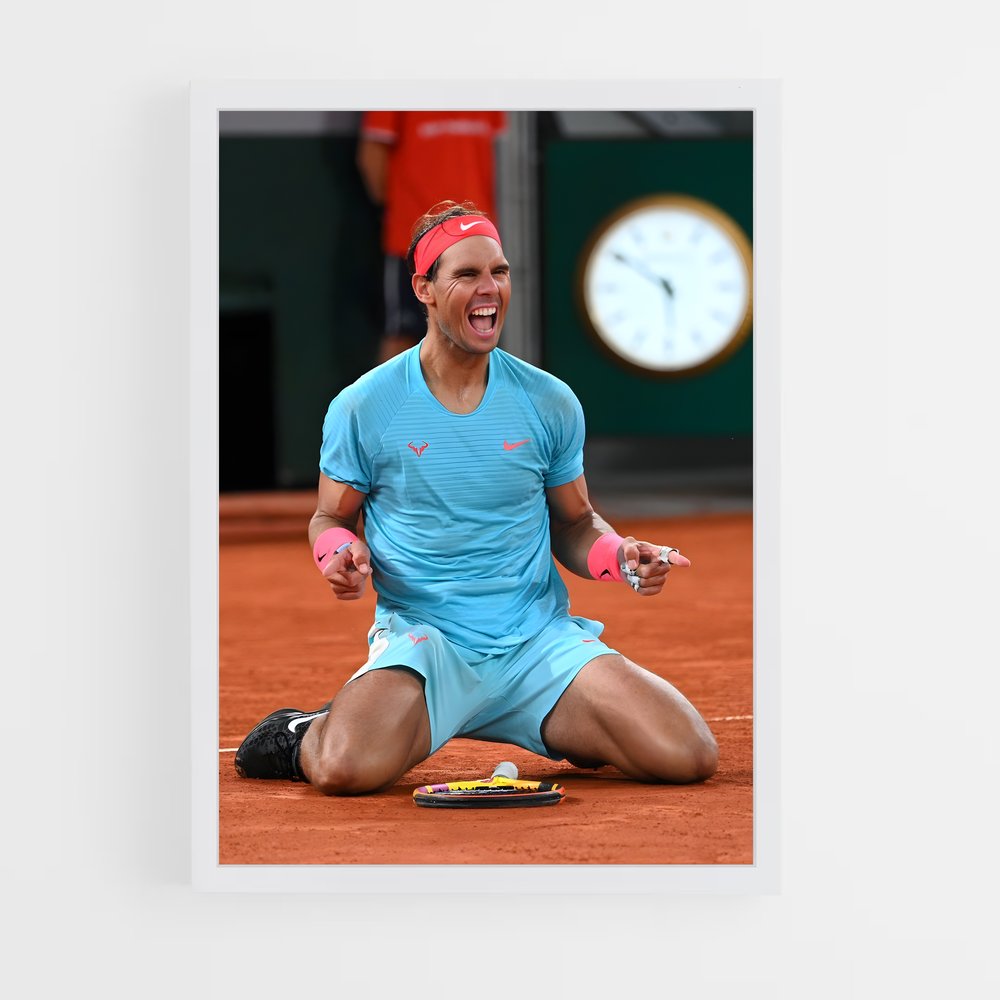 Poster Nadal Terrain – affiche Tennis (vue 3)