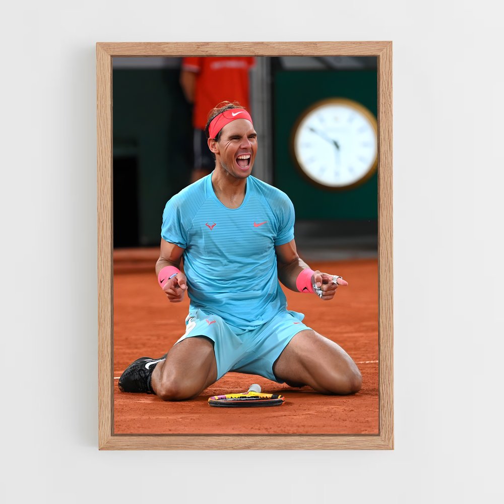 Poster Nadal Terrain – affiche Tennis (vue 4)