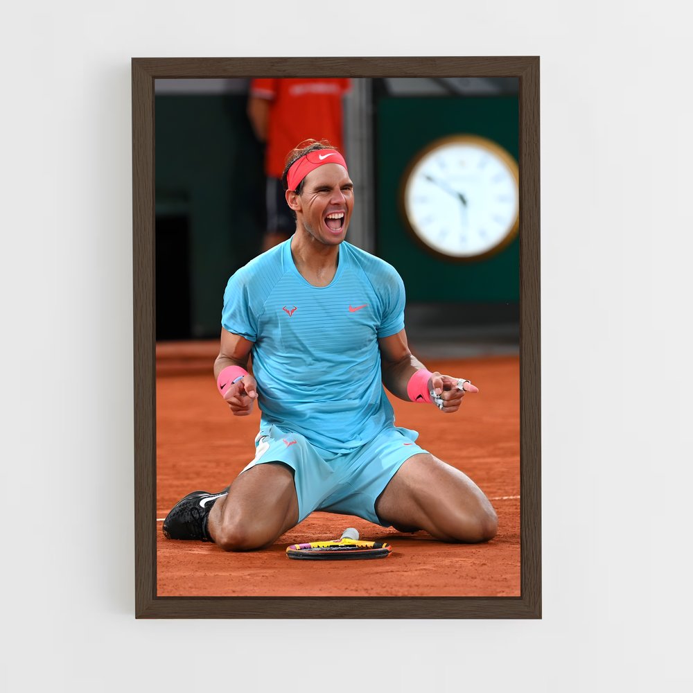 Poster Nadal Terrain – affiche Tennis (vue 5)