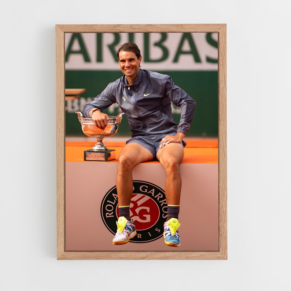 Poster Rafael Nadal Coupe – affiche Tennis (vue 4)