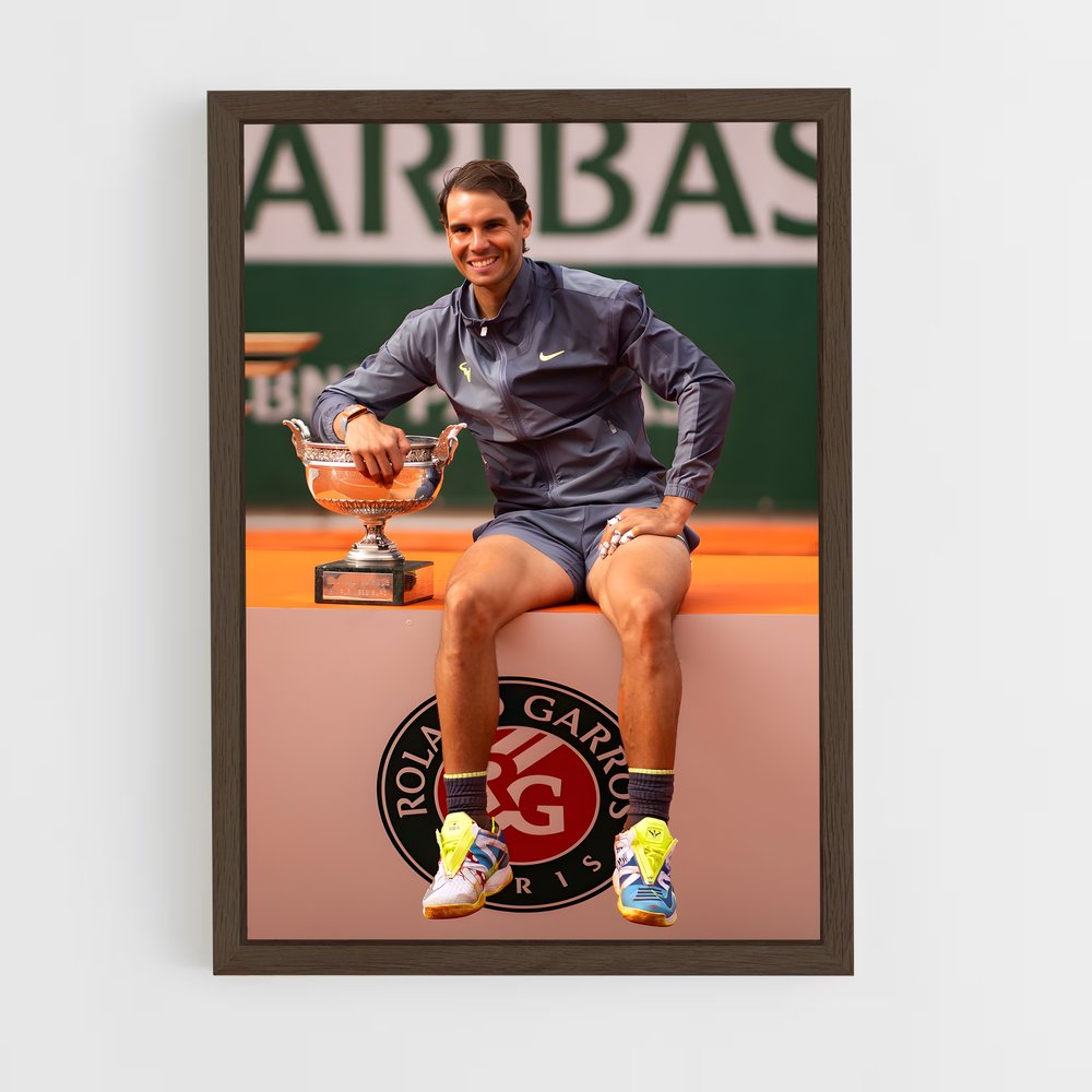 Poster Rafael Nadal Coupe – affiche Tennis (vue 5)
