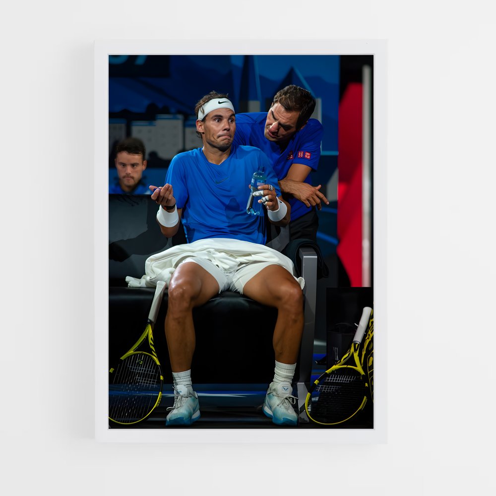 Poster Nadal Raquette – affiche Tennis (vue 3)