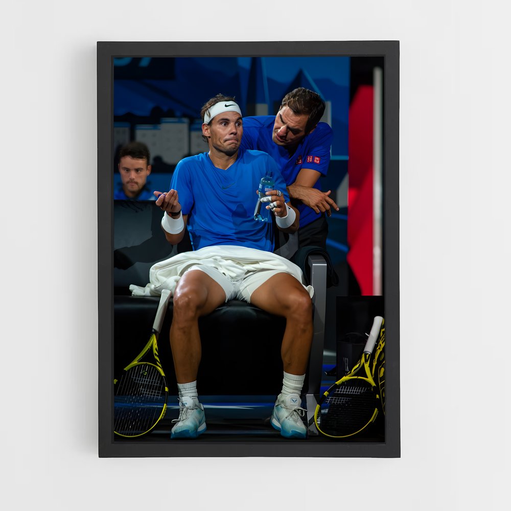 Poster Nadal Raquette – affiche Tennis (vue 2)