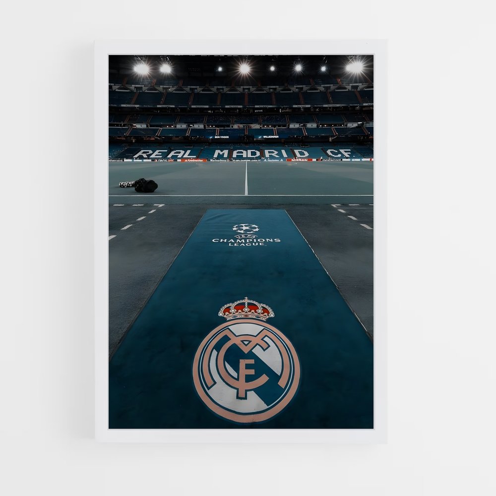 Poster Madrid Champions League – affiche Football (vue 3)