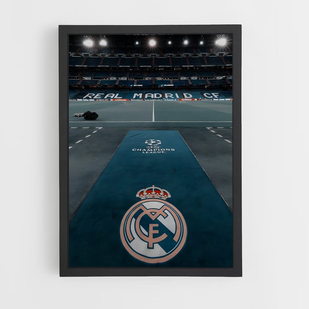 Poster Madrid Champions League – affiche Football (vue 2)