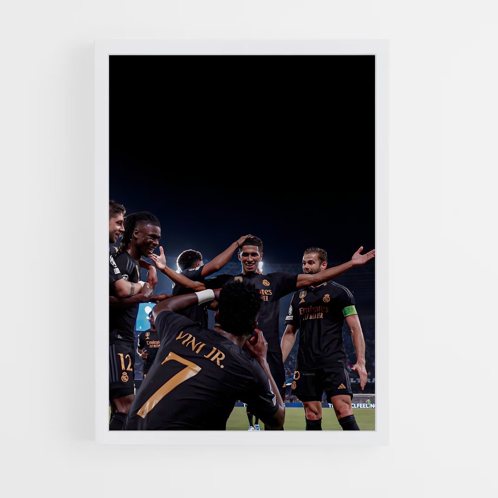 Poster Real Madrid Célébration – affiche Football (vue 3)