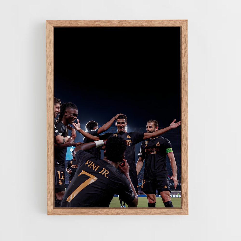 Poster Real Madrid Célébration – affiche Football (vue 4)