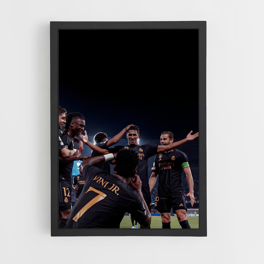 Poster Real Madrid Célébration – affiche Football (vue 2)