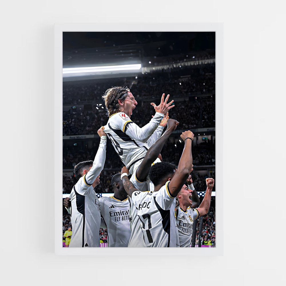 Poster Luka Modrić – affiche Football (vue 3)