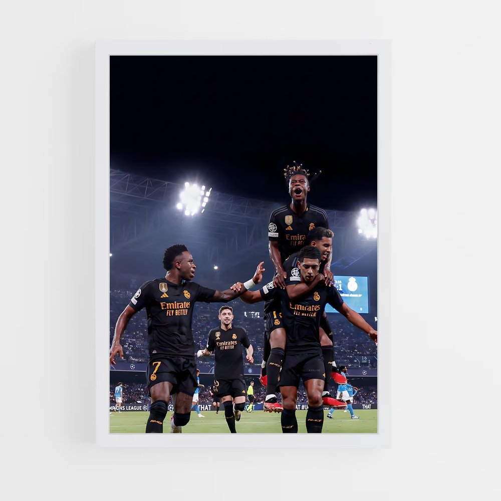 Poster Madrid But – affiche Football (vue 3)