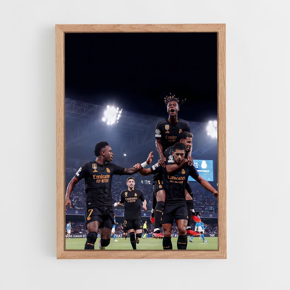 Poster Madrid But – affiche Football (vue 4)