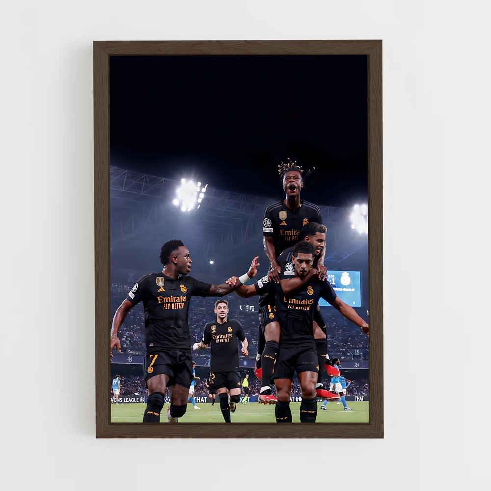 Poster Madrid But – affiche Football (vue 5)