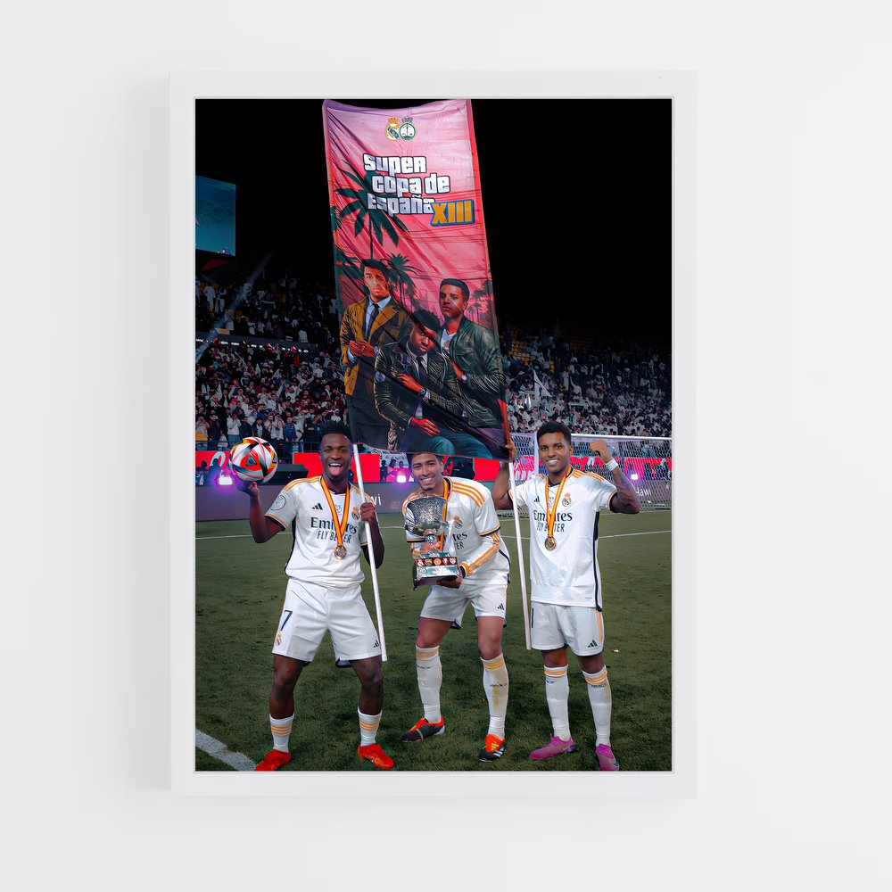 Poster Coupe d'espagne – affiche Football (vue 3)