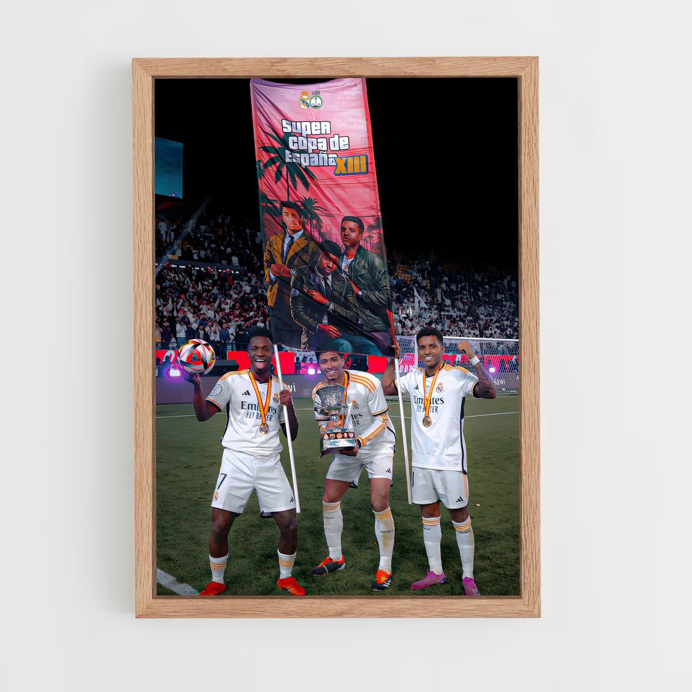 Poster Coupe d'espagne – affiche Football (vue 4)