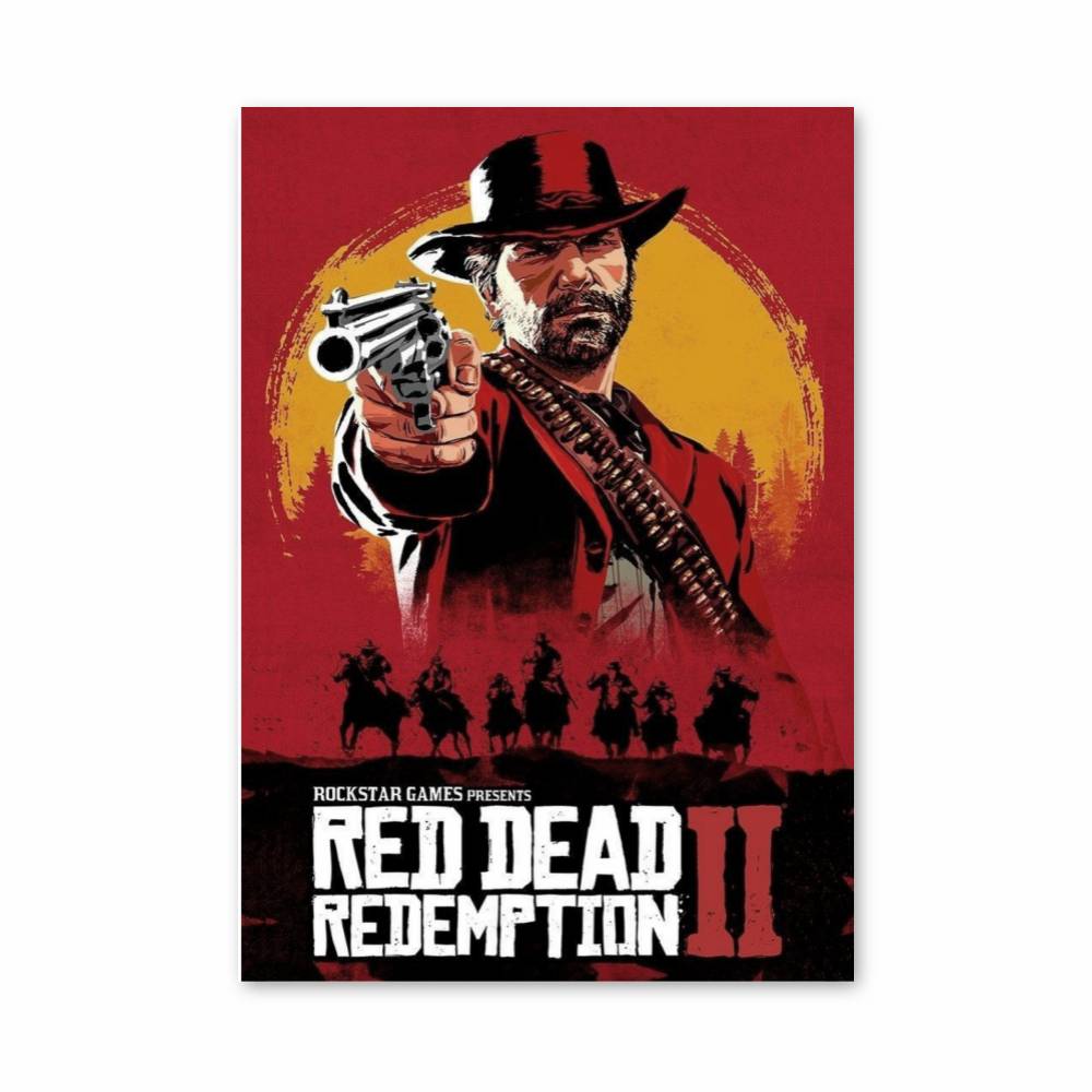 Poster Far West Redemption – affiche Red Dead Redemption