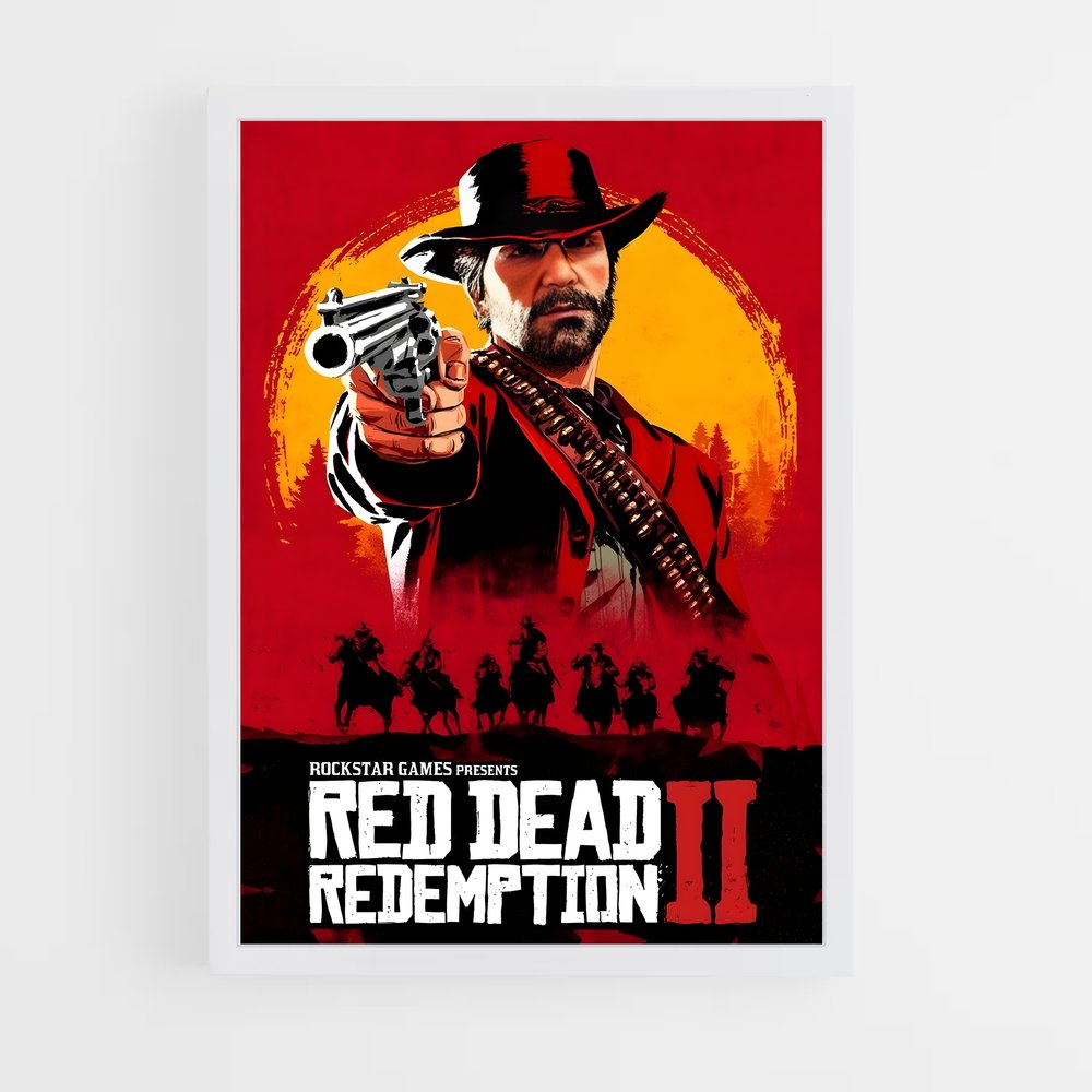 Poster Far West Redemption – affiche Red Dead Redemption (vue 3)