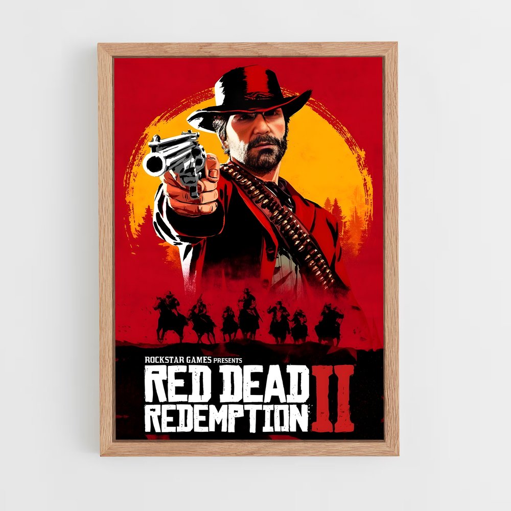 Poster Far West Redemption – affiche Red Dead Redemption (vue 4)