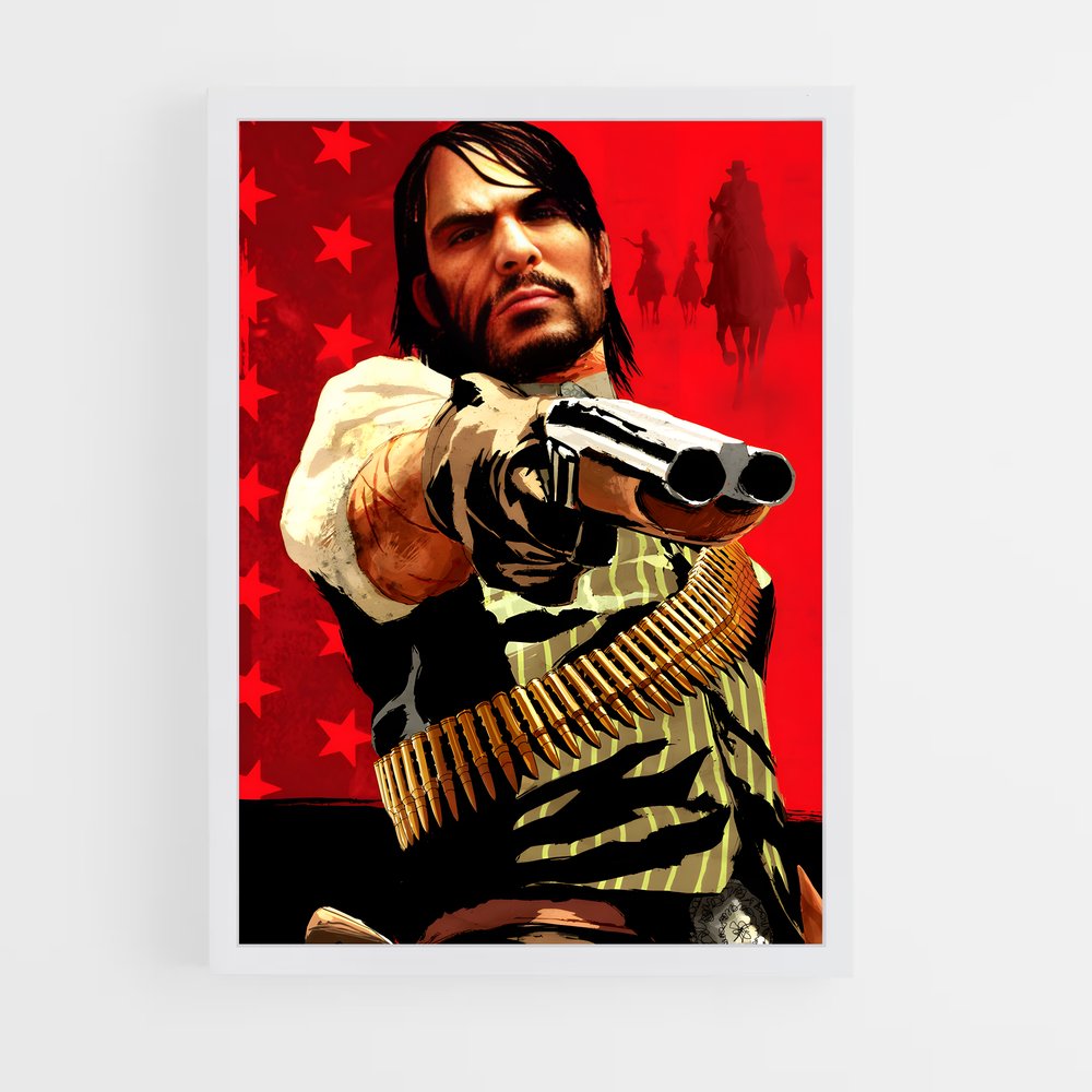 Poster Wild West Redemption – affiche Red Dead Redemption (vue 3)
