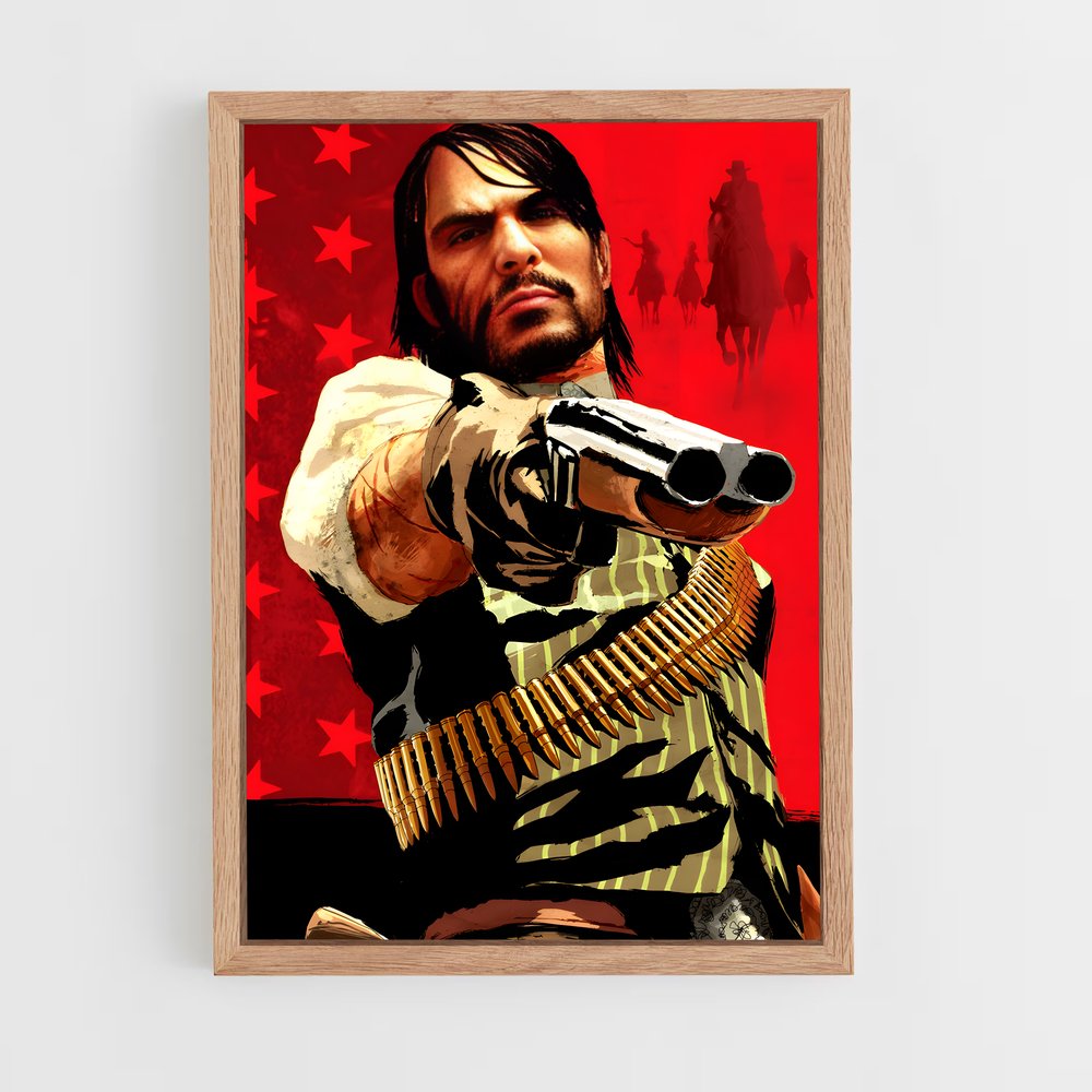Poster Wild West Redemption – affiche Red Dead Redemption (vue 4)
