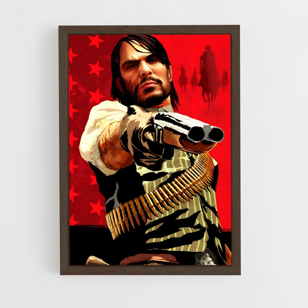 Poster Wild West Redemption – affiche Red Dead Redemption (vue 5)