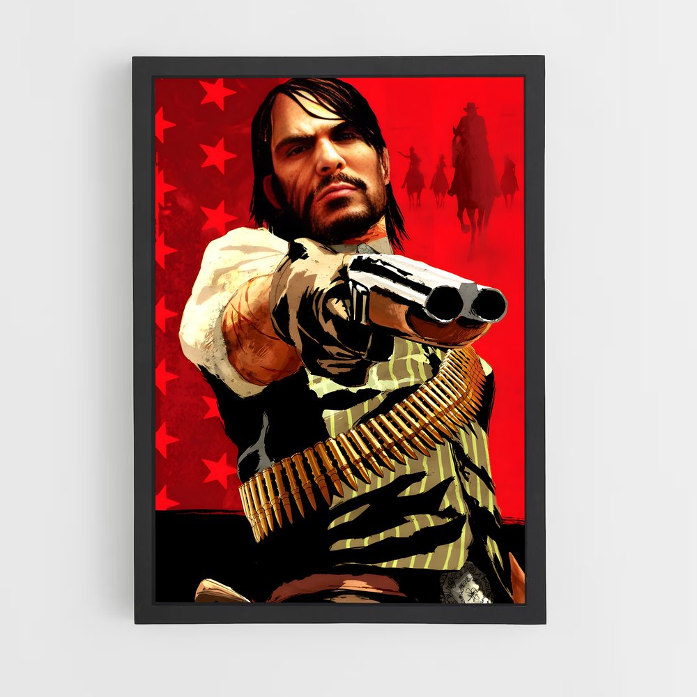 Poster Wild West Redemption – affiche Red Dead Redemption (vue 2)